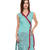Sky blue cotton woven stitched kurti