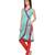 Sky blue cotton woven stitched kurti