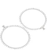 Silver Ethnic Anklets