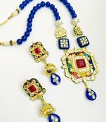 Blue Navratan Beads Necklace