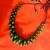 Green Beads Chunky Necklace