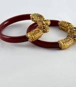 ElegantStretchable Bangles 21Cut Colour Red