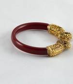 Designer Stretchable Bangles 21Cut Kara Colour Red