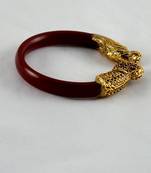 Stylish Stretchable Bangles 21Cut Kara  Colour Red
