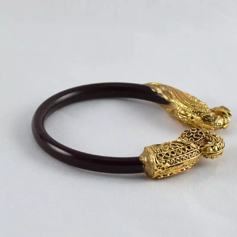 Trendy Stretchable Bangles Kara  Colour Maroon