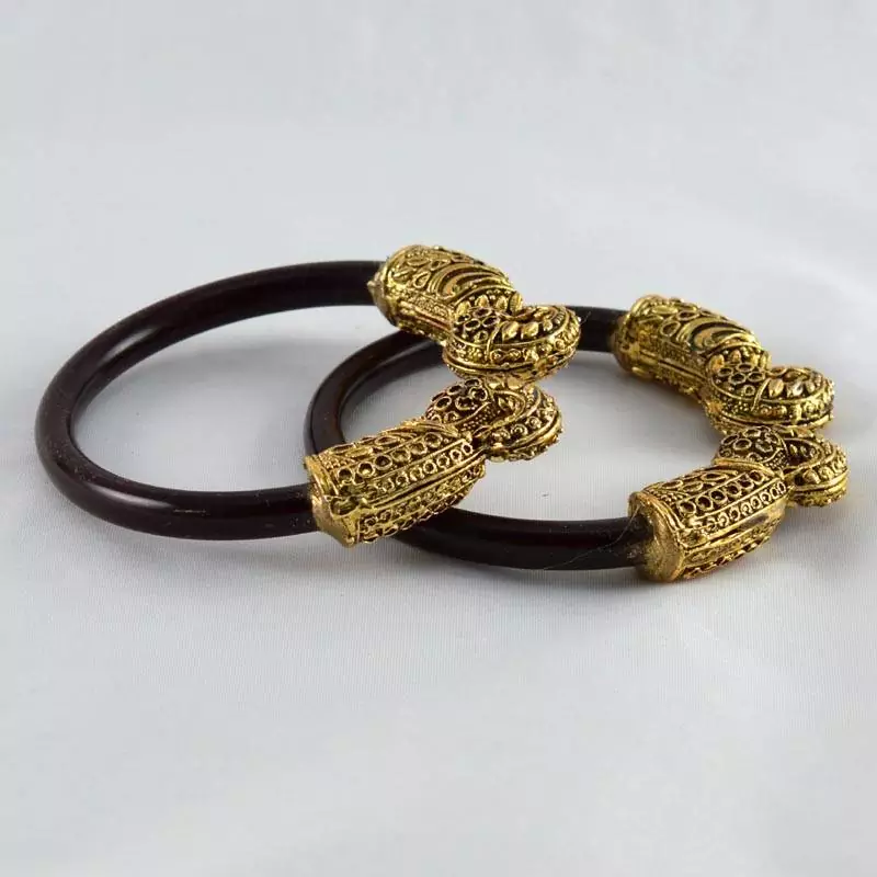 Acrylic Stretchable Bangles Colour Maroon