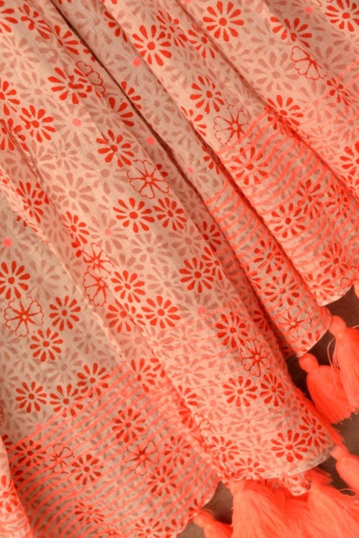 Designer quirky trendy printed multicolour scarf