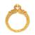 Fine Peacock Gold Plated Kada For Women