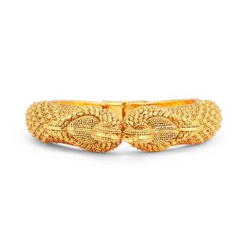Fine Peacock Gold Plated Kada For Women 3