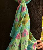 Designer quirky trendy printed multicolour scarf