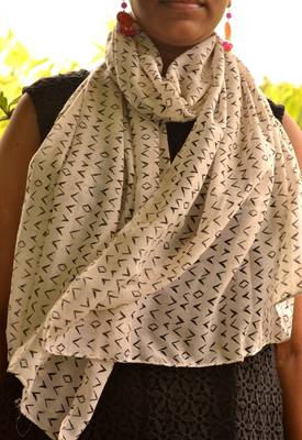 Designer quirky trendy printed multicolour scarf 2