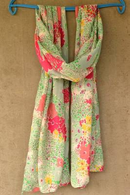 Designer quirky trendy printed multicolour scarf 1