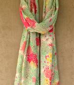 Designer quirky trendy printed multicolour scarf