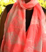 Designer quirky trendy printed multicolour scarf