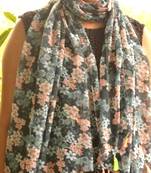 Designer quirky trendy printed multicolour scarf