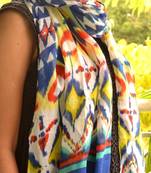 Designer quirky trendy printed multicolour scarf