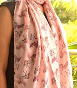 Designer quirky trendy printed multicolour scarf