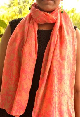 Designer quirky trendy printed multicolour scarf 1