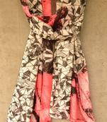 Designer quirky trendy printed multicolour scarf
