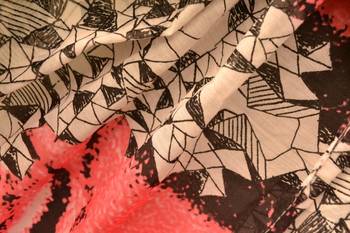 Designer quirky trendy printed multicolour scarf 2