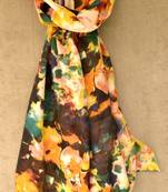 Designer quirky trendy printed multicolour scarf
