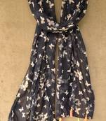 Designer quirky trendy printed multicolour scarf