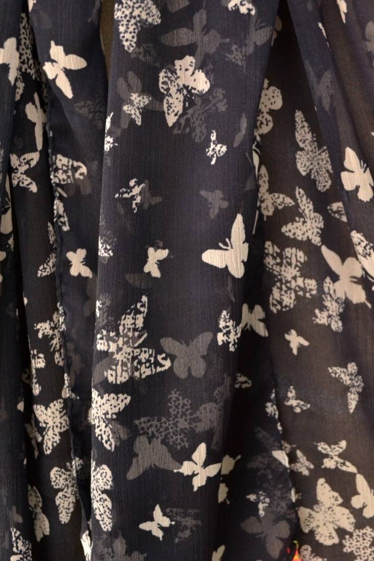 Designer quirky trendy printed multicolour scarf