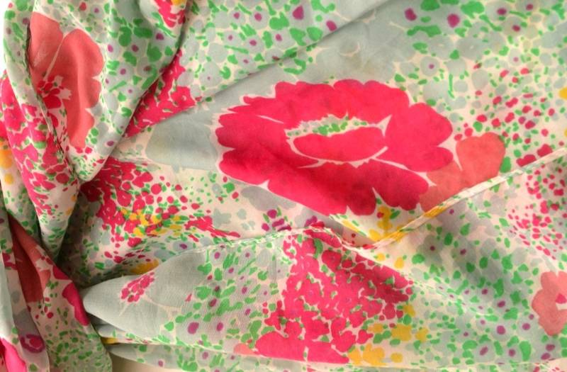 Designer quirky trendy printed multicolour scarf