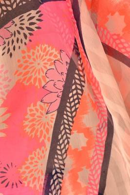 Designer quirky trendy printed multicolour scarf 2