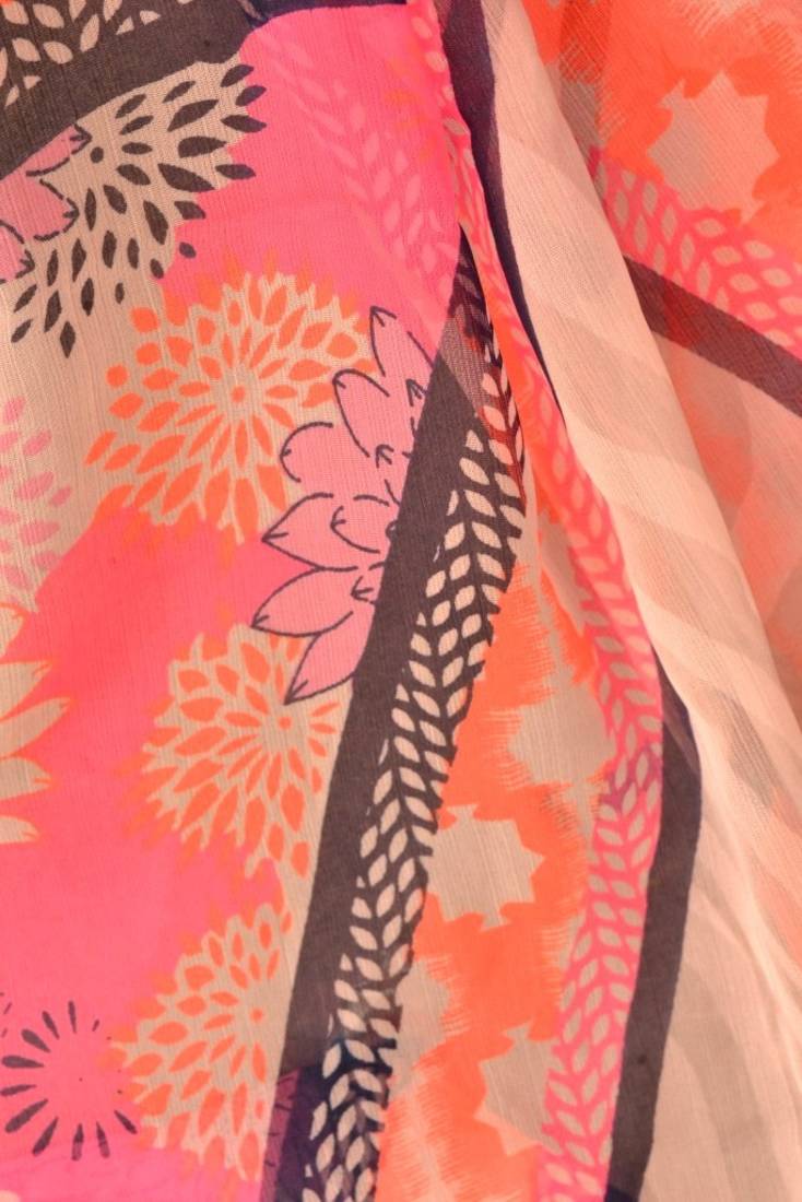 Designer quirky trendy printed multicolour scarf