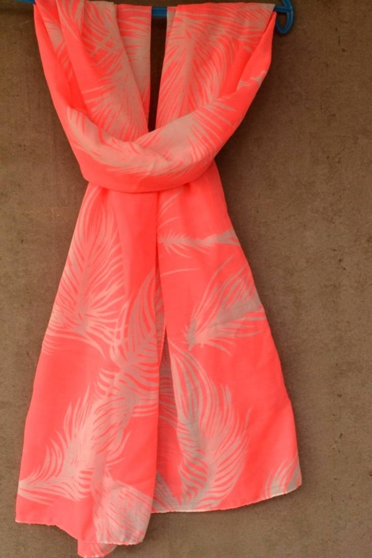Designer quirky trendy printed multicolour scarf