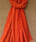 Designer quirky trendy printed multicolour scarf