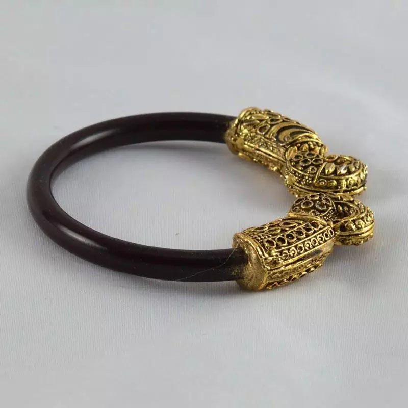 Preety Stretchable Bangles Kara  Colour Maroon
