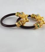 Beautiful stretchable bangles colour maroon 