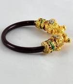 Designer Stretchble Bangles Kara Colour Maroon