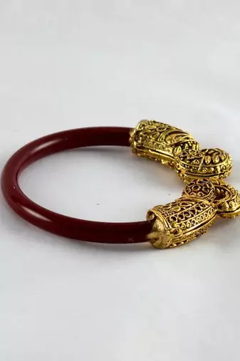 Amazing Stretchable Bangles Kara Colour Red