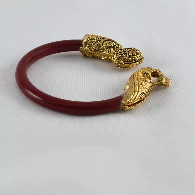Radiant Stretchable Bangles Kara Colour Red