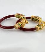 Multicolour Stretchable Bangles Colour Red