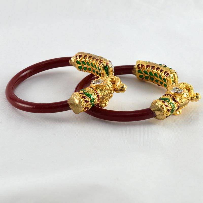 Multicolour Stretchable Bangles Colour Red