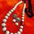 TRIBAL DESIGER GERMAN SILVER BIG BEADS NECKLACE SET