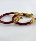 Fab Stretchable Bangles Colour Red