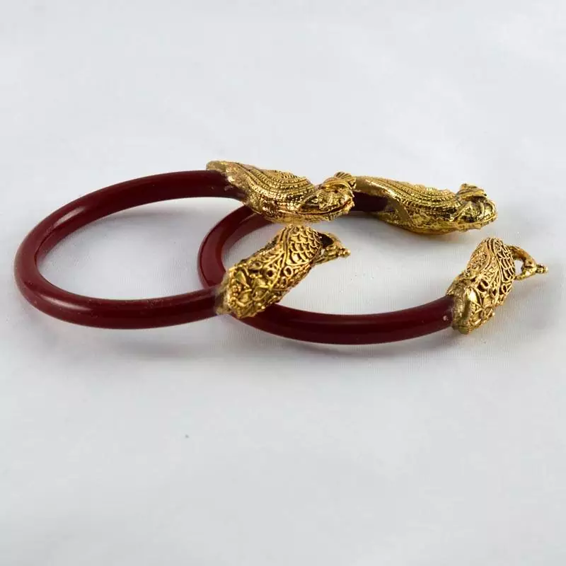Fab Stretchable Bangles Colour Red