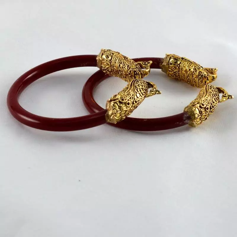 Lovely Stretchable Bangles Colour Red