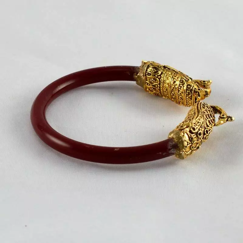 Preety Stretchable Bangles Kara Colour Red