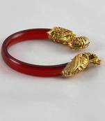 Amazing Stretchable Bangles 21Cut Kara Trans Red