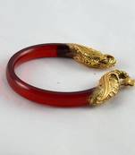 Striking Stretchable Bangles 21Cut Kara Trans Red