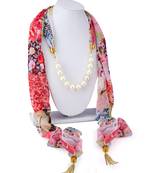Enchanting Chiffon Detachable Scarf Necklace With Chain For Women