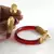 Fabulous Stretchable Bangles 21Cut Trans Red