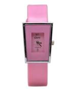 Glory quartz pink colore whoman watch