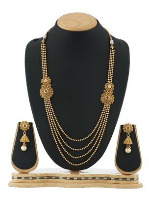 artificial jewellery golden colour